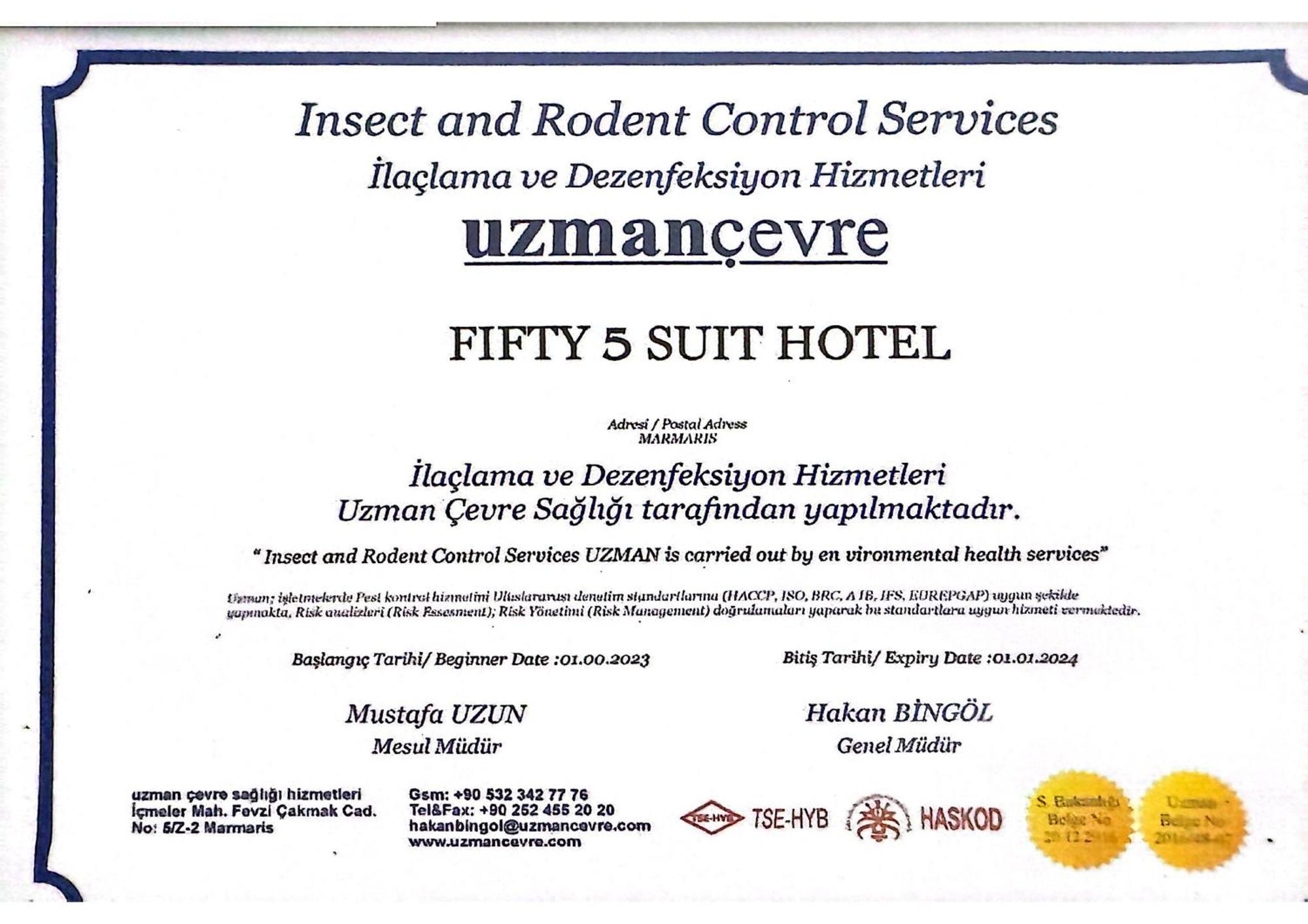 Fifty5 Suite Hotel Мармарис Екстериор снимка